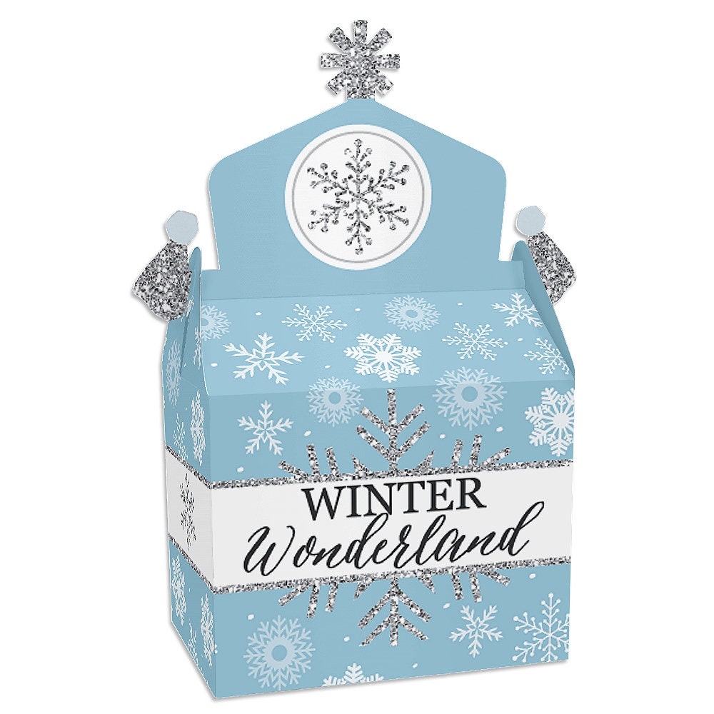 Snowflake Winter Party Favors - Pazzles Craft Room