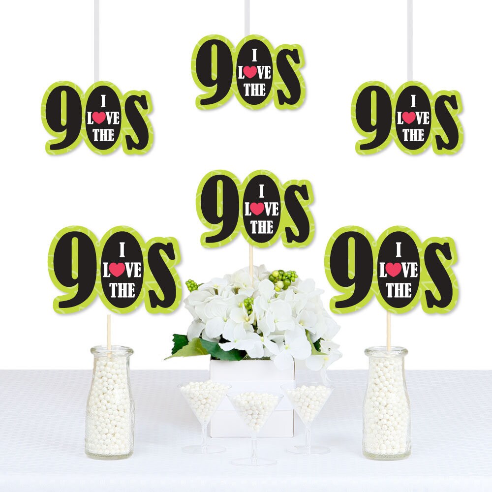 90 S Throwback 1990s Party Diy Decorations Nineties Etsy
