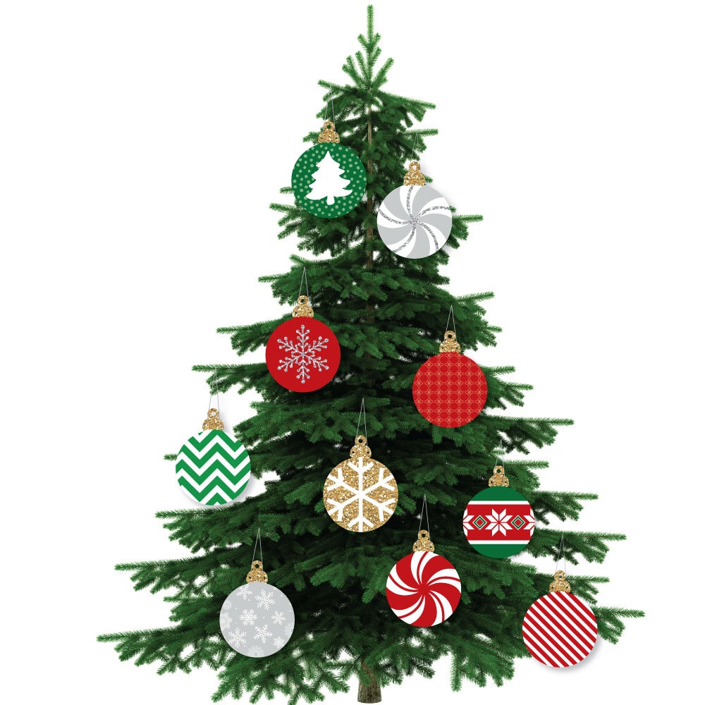 Hanging Ornaments Outdoor Holiday Hanging Porch and Tree Etsy