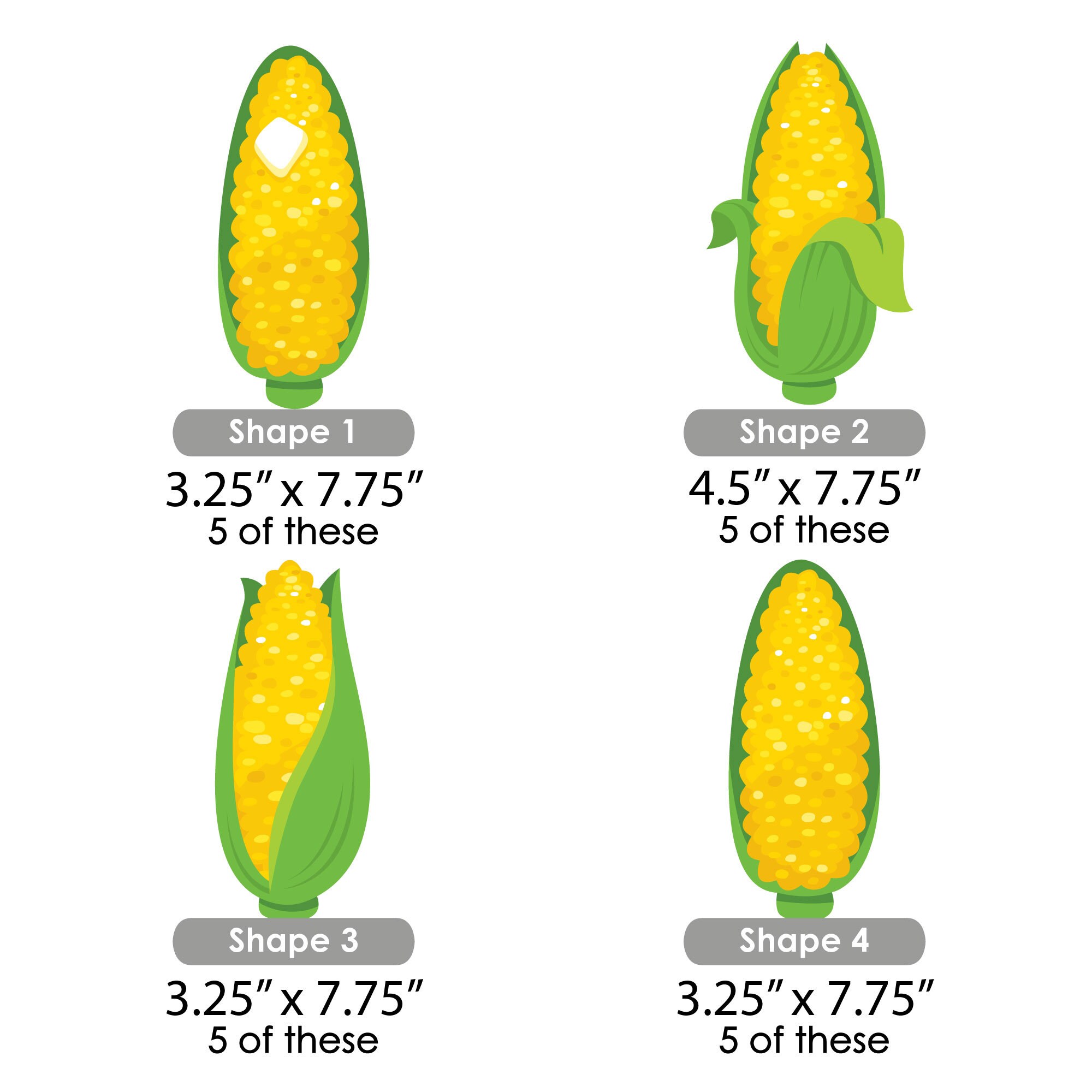 It's Corn - Decorations DIY Fall Harvest Party Essentials - Set of 20 ...