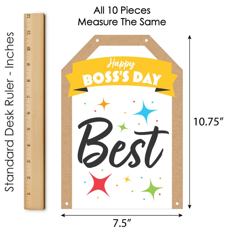 Happy Boss's Day Hanging Vertical Paper Door Banners - Etsy
