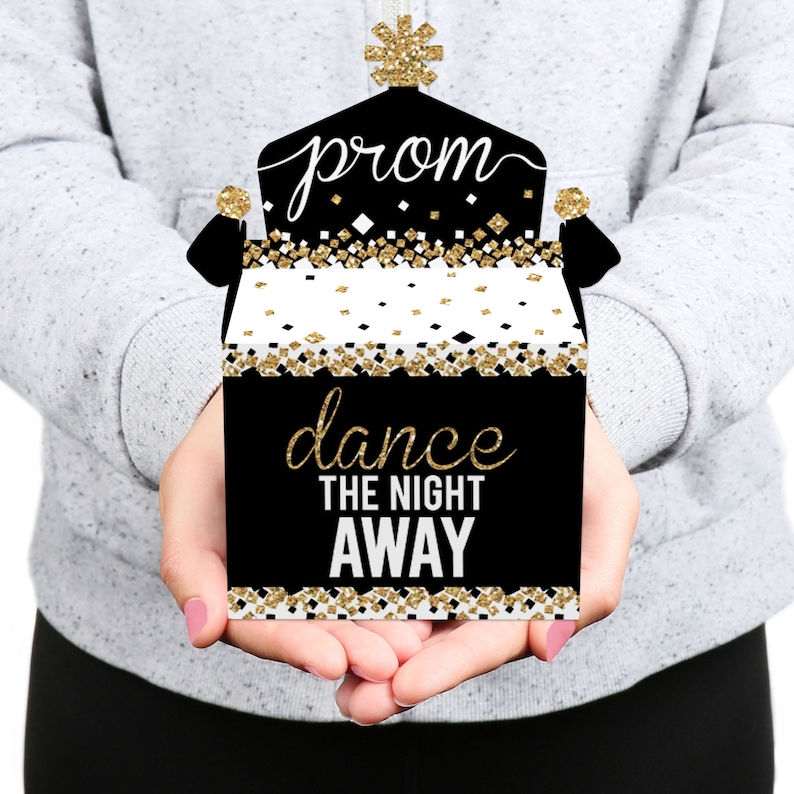 Prom Treat Box Party Favors Prom Night Party Goodie Gable Etsy