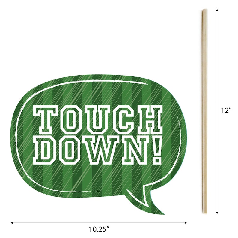 Football Photo Booth Props Football Photobooth Kit With - Etsy