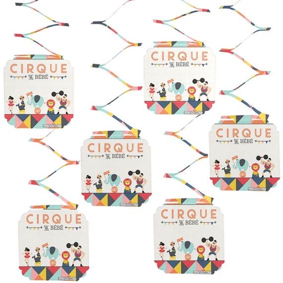 Circus Carnival Hanging Decorations Hanging Baby Shower Or