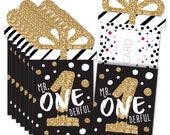 1st Birthday Little Mr. Onederful - Boy First Birthday Party Money and Gift Card Sleeves - Nifty Gifty Card Holders - Set of 8 Il_170x135