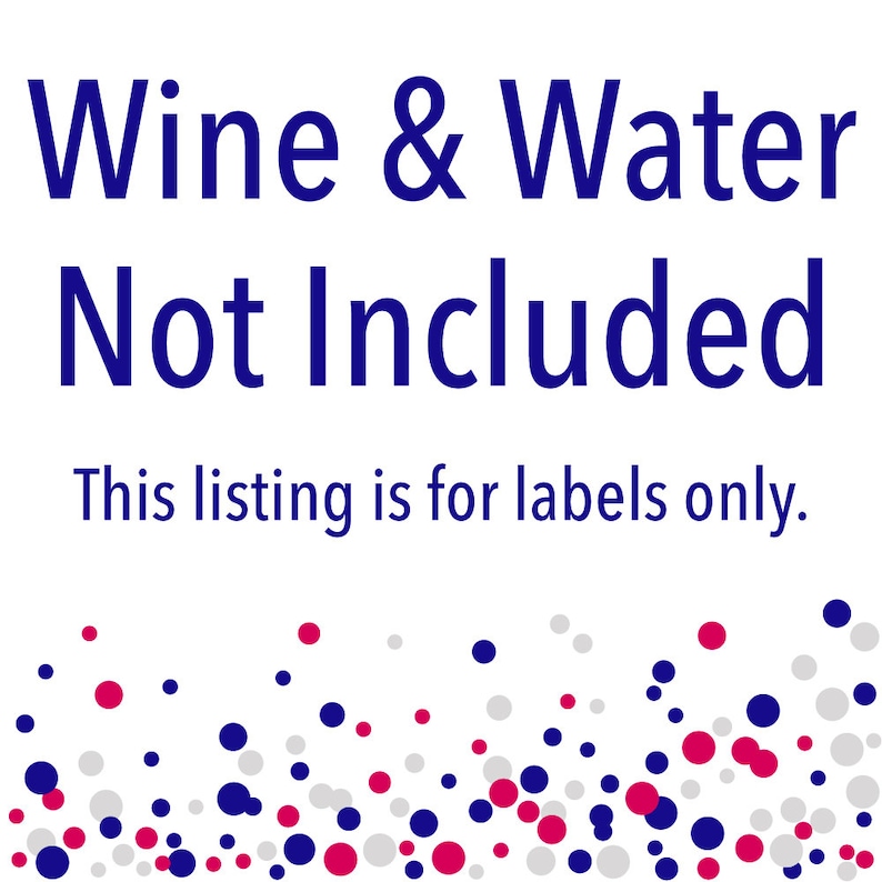 Purr-fect Kitty Cat Kitten Party Decor Mini Wine Bottle Labels Wine Bottle Labels and Water Bottle Labels Beverage Bar Kit -34 Pieces