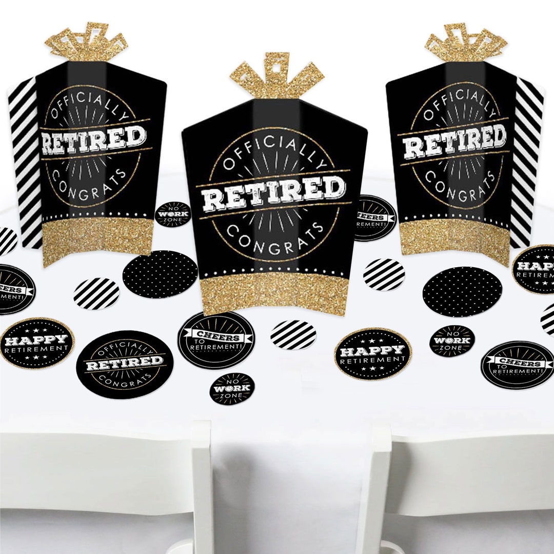 Happy Retirement Retirement Party Decor And Confetti Terrific Table Il 1080xN.4234235275 G1dw