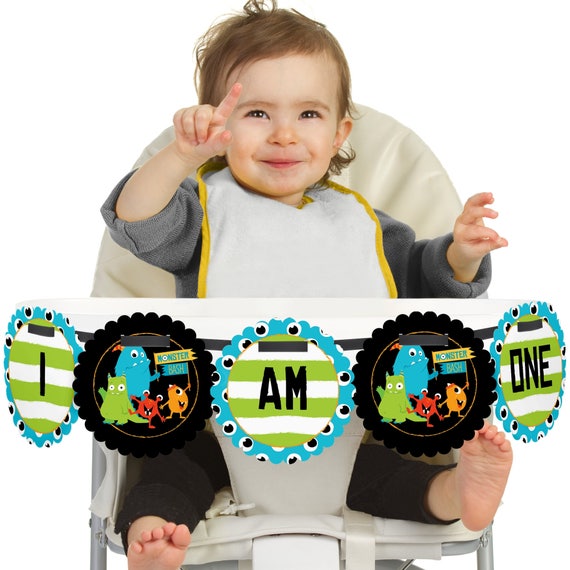 monster-bash-1st-birthday-i-am-one-first-birthday-high-chair