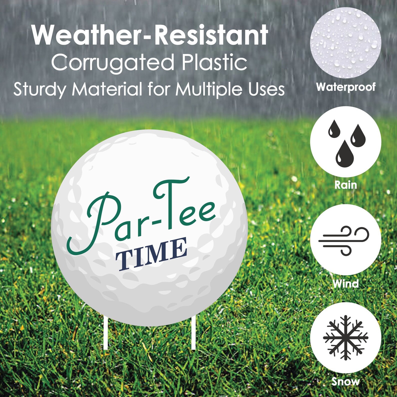 Golf Lawn Decorations Outdoor Baby Shower or Birthday Etsy