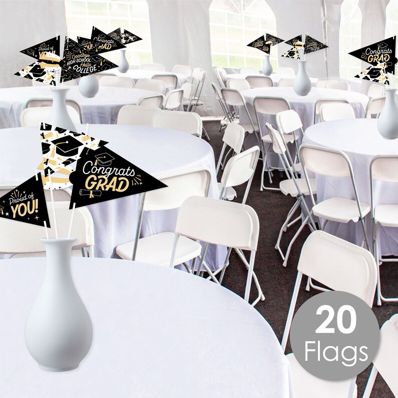 Triangle Graduation Goodbye High School, Hello College - Triangle Graduation Party Photo ...