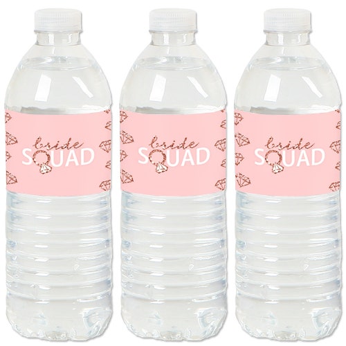 Bachelorette Party Water Bottle Labels Editable Water Bottle - Etsy