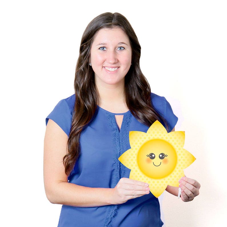 Lawn Decorations 10 Piece Set You Are My Sunshine Shaped Lawn Ornaments Outdoor Baby Shower or Birthday Party Yard Party Decorations