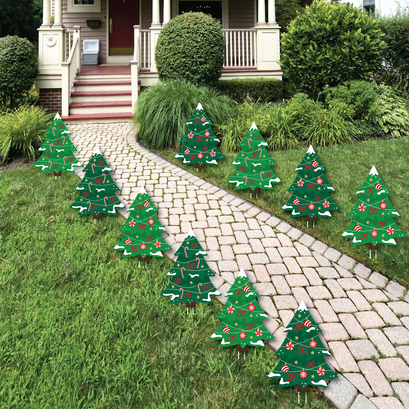 Image showcasing Wooden Outdoor Christmas Decorations - Etsy