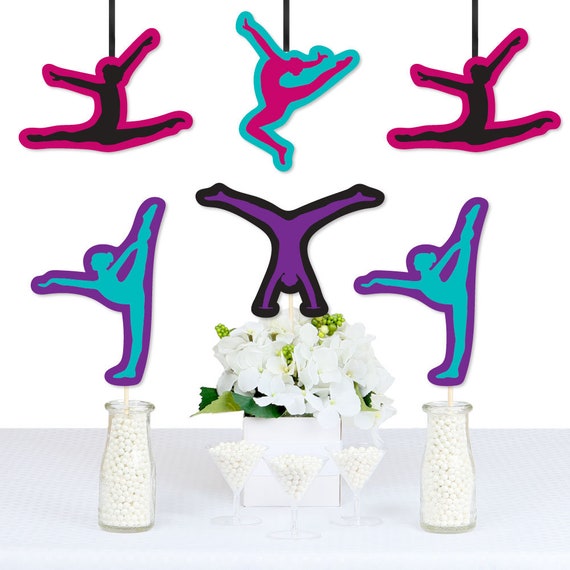 Tumble Flip Twirl Gymnastics Diy Decorations Party