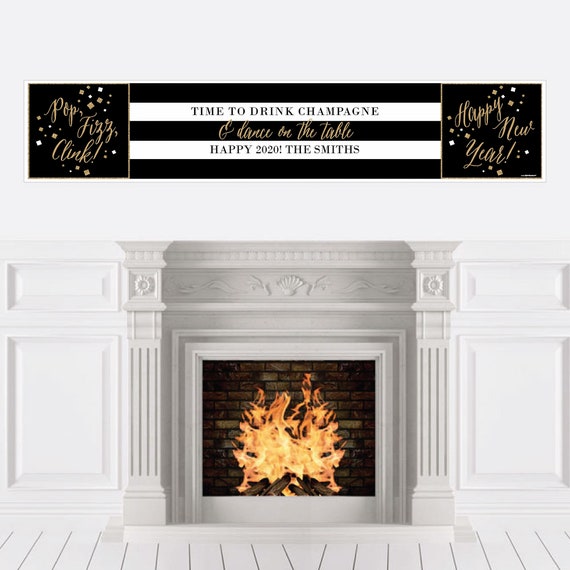 New Year S Eve Gold Party Banner 2020 Party Decorations New