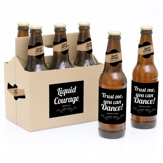 Sip Happens - 6 Funny Beer Bottle Labels & 1 Carrier Gifts for Women and Men Il_570xn