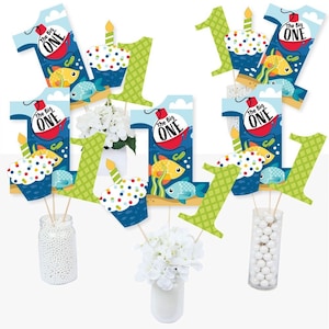 6 Pieces Gone Fishing Party Supplies Fishing Centerpieces Honeycomb Pa –  ToysCentral - Europe