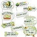Funny Hello Avocado Fiesta Party Photo Booth Props Kit 10 Piece - Etsy