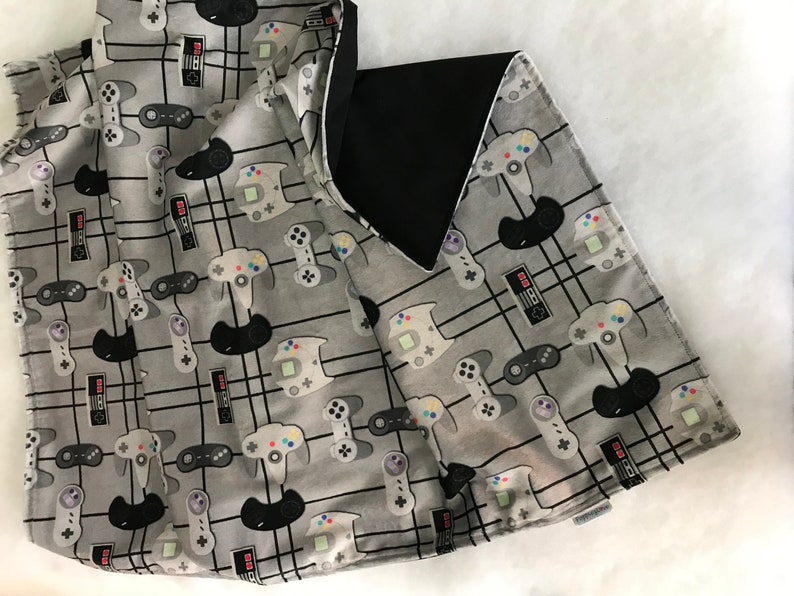 Retro Video Games Video Gamers Soft Minky Waterproof Baby Blanket Geek Gift
