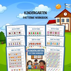 Kindergarten Mathe Muster Arbeitsbuch | Druckbare Übungen