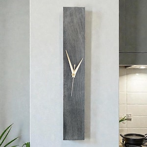 Unique Wood Look Wall Clock 45cm