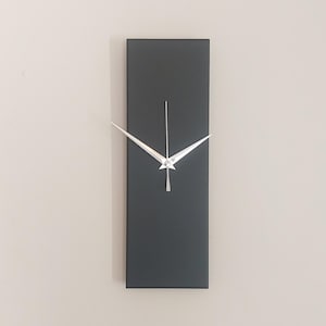 Contemporary Minimalist Black Wall Clock | Modern Wall Decor