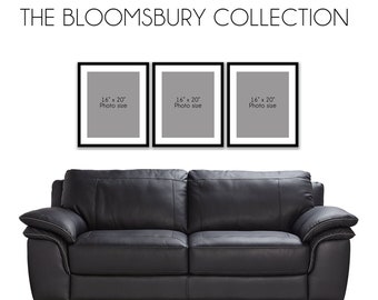 Gallery Wall Frame Set – Black or White Wood Frames, 16x20 Photo Size