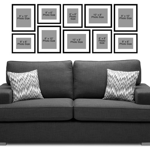 Photo Frame Set for Wall Gallery Wall Wooden Picture Frames Etsy