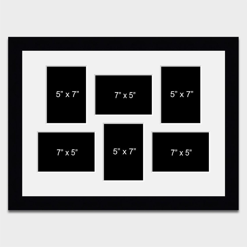 Multi Photo Picture Frame Holds 6 7x5 Photos in Etsy UK
