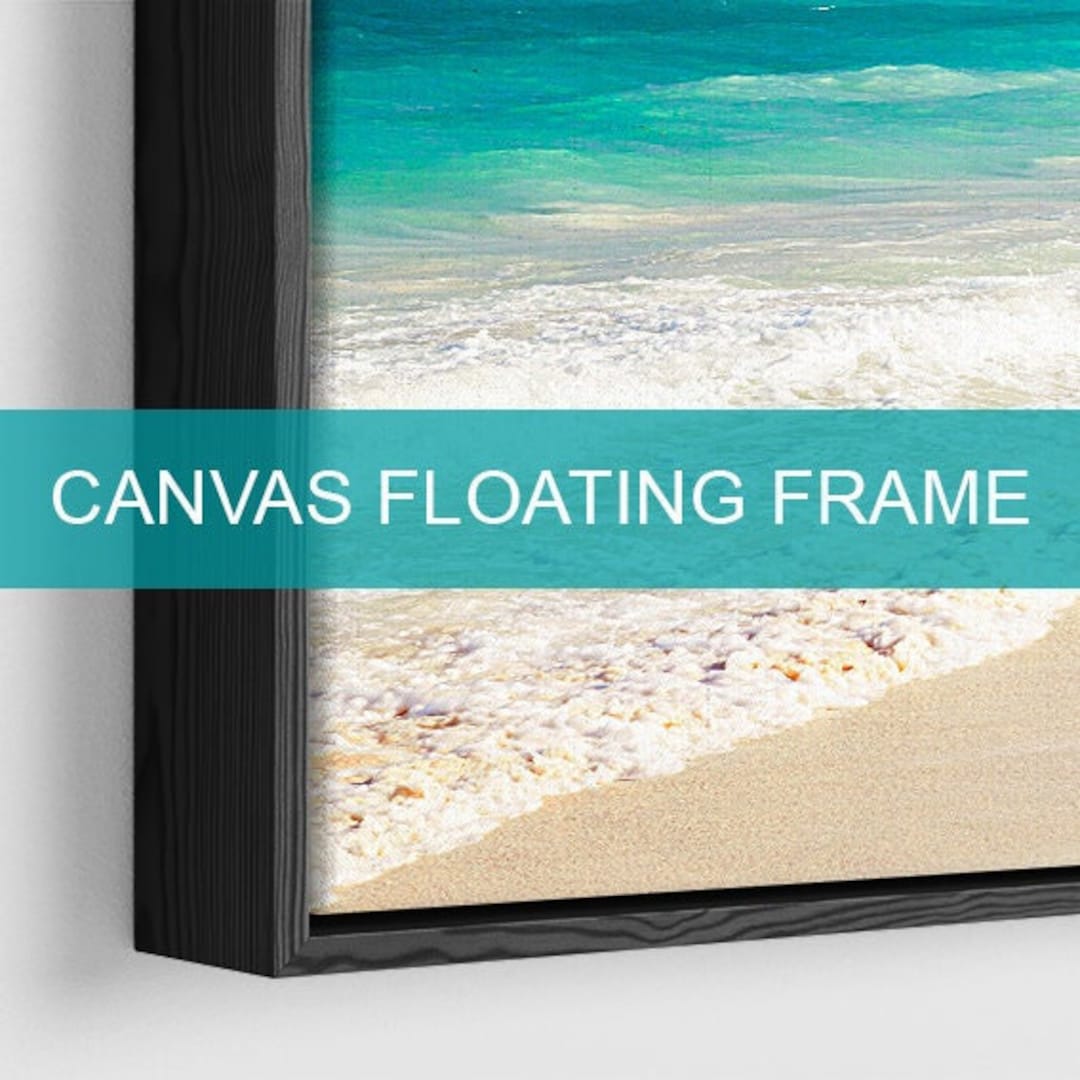 CANVAS DEPTH FLOAT FRAME 8x10 Black - Picture Frames, Photo Albums