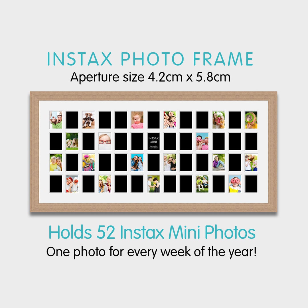 Instax Multi Photo Frame | 52 Apertures for Instax Mini Photos