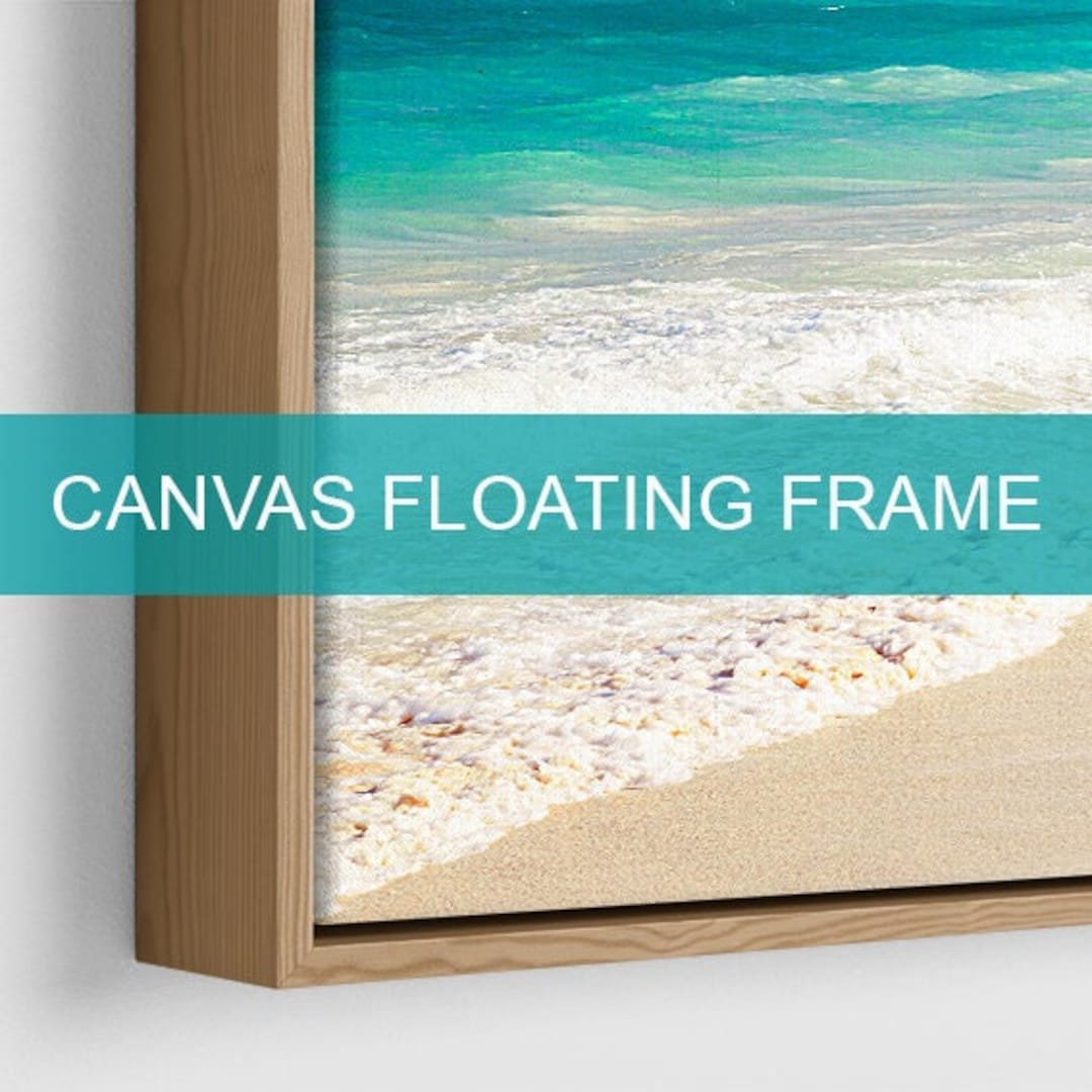 Floating framed canvas discount