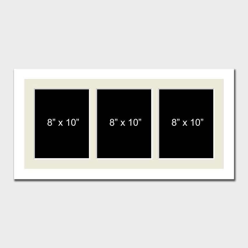 Multi Photo Picture Frame | Holds 3 8