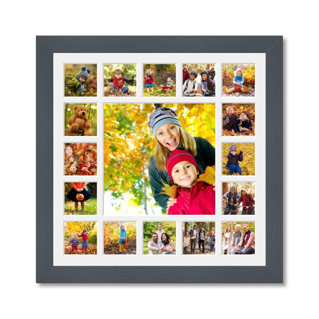 Large Multi Photo Frame Multi Aperture Frame Square Etsy UK