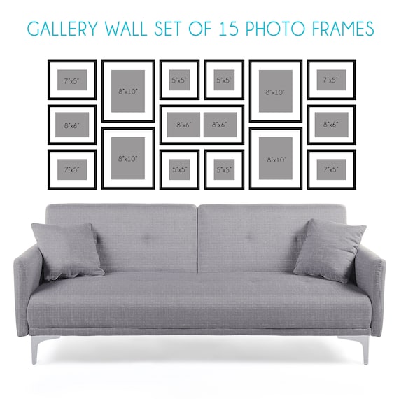 Photo Frame Set for Wall Gallery Wall Wooden Picture Frames Set of