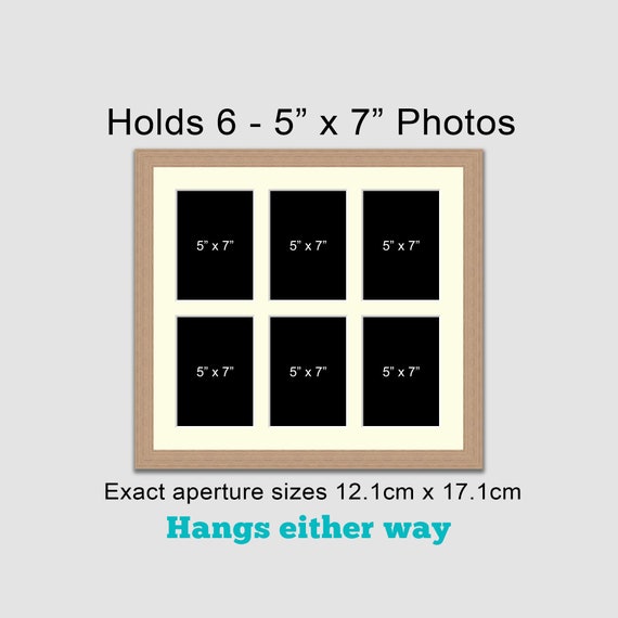 Multi Photo Picture Frame | Holds 6 5