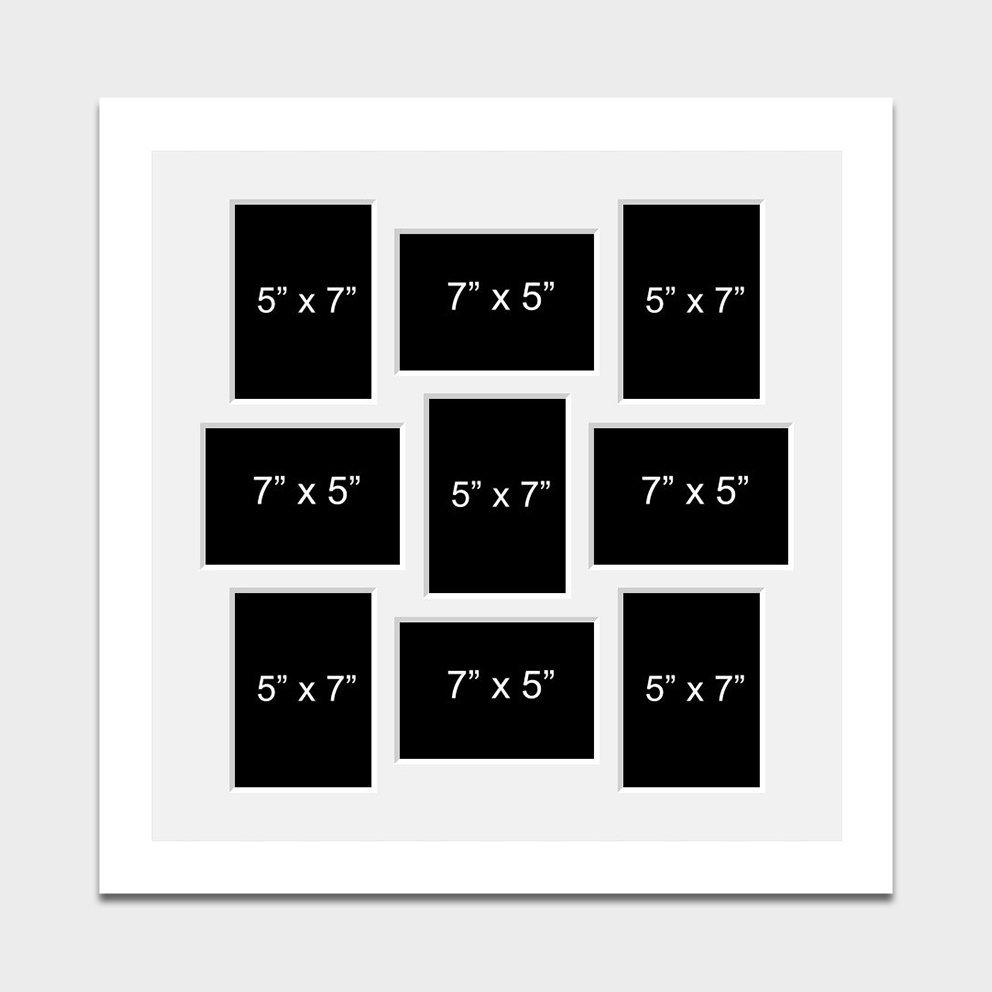 Multi Photo Picture Frame | Holds 9 5