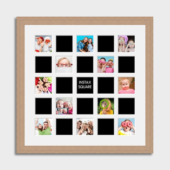 Instax Multi Photo Frame | 25 Apertures for Instax Square Photos