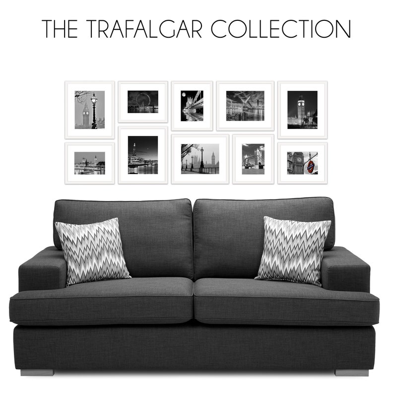 Gallery Wall Frames Set of 10 Picture Frames to Create the Etsy UK