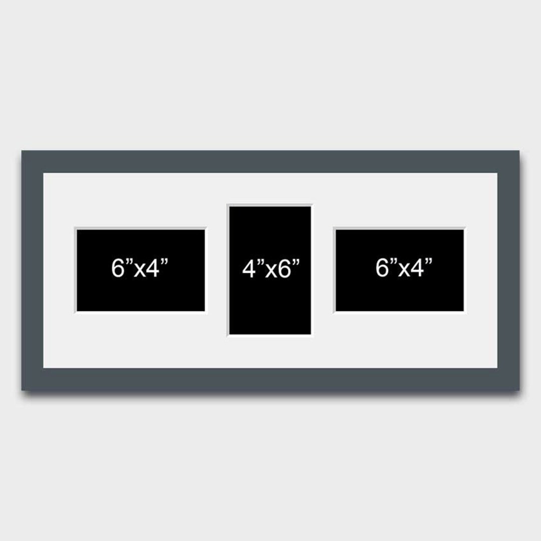 Multi Photo Picture Frame Holds 3 6 X 4 Mixed Etsy UK