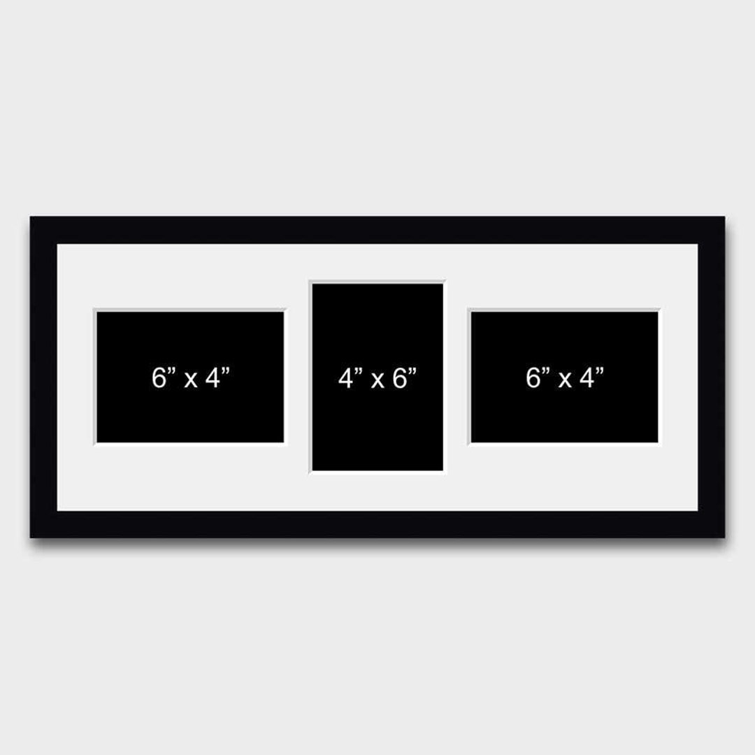 Multi Photo Picture Frame | Holds 3 4
