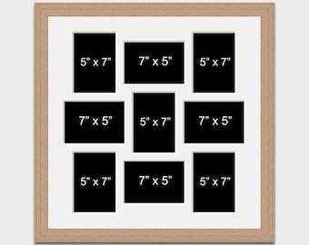 Multi Photo Picture Frame | Holds 9 5