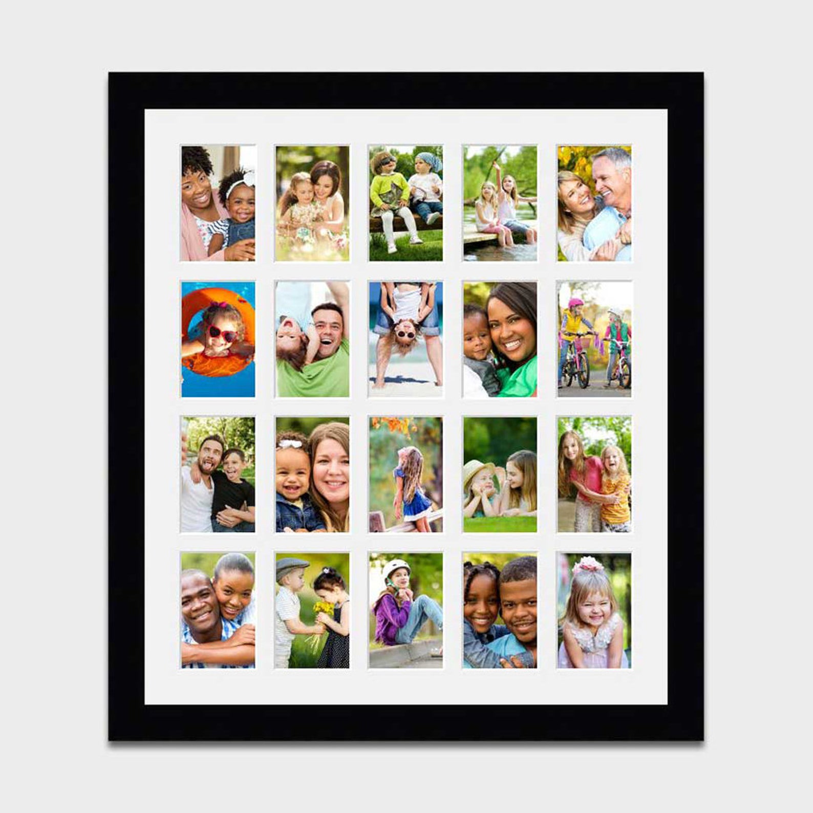 Large Multi Photo Picture Frame Holds 20 6x4 Photos in a Etsy