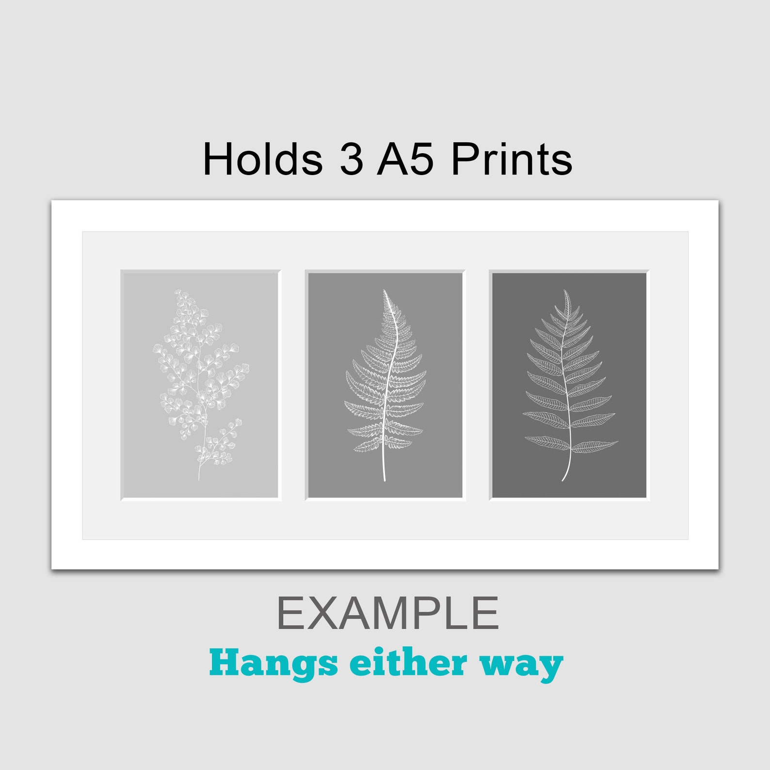 Multi Photo Picture Frame Holds 3 A5 Prints or Photos in a Etsy UK