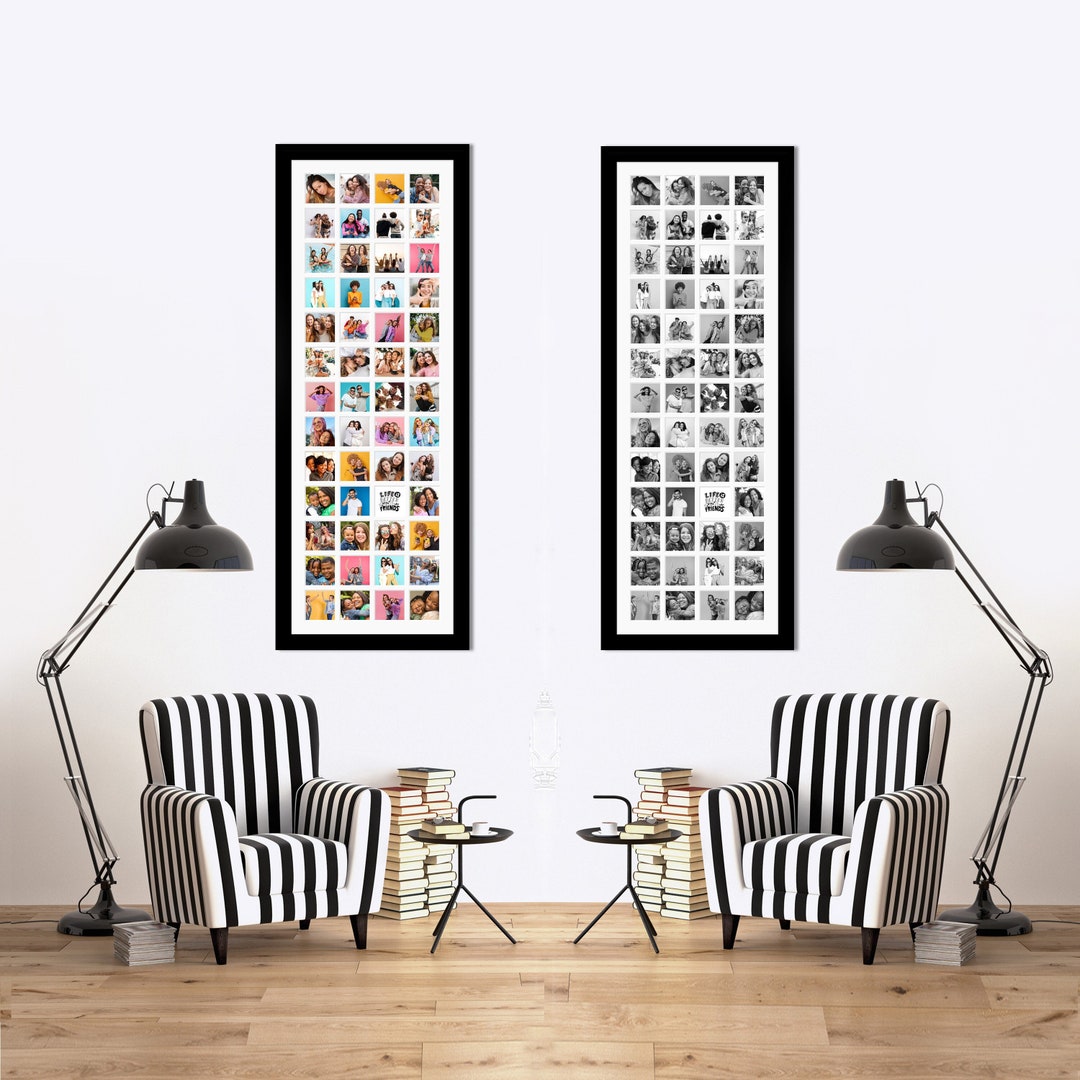 52 Aperture Multi Photo Frame Extra Large | Holds 52 Square Photos ...
