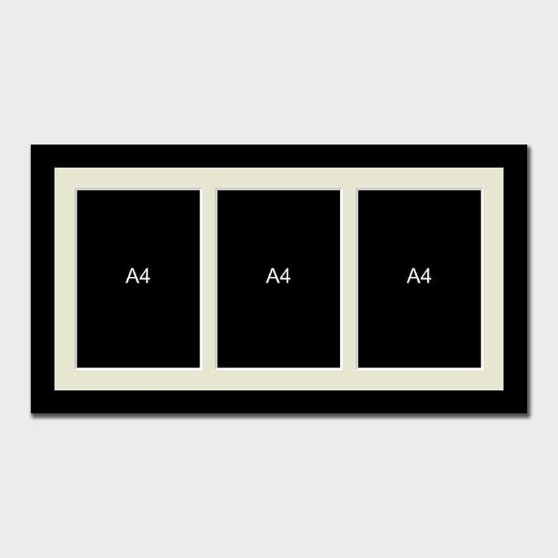 Multi Photo Frame Holds 3 A4 Certificates/photos in a 22mm Etsy UK