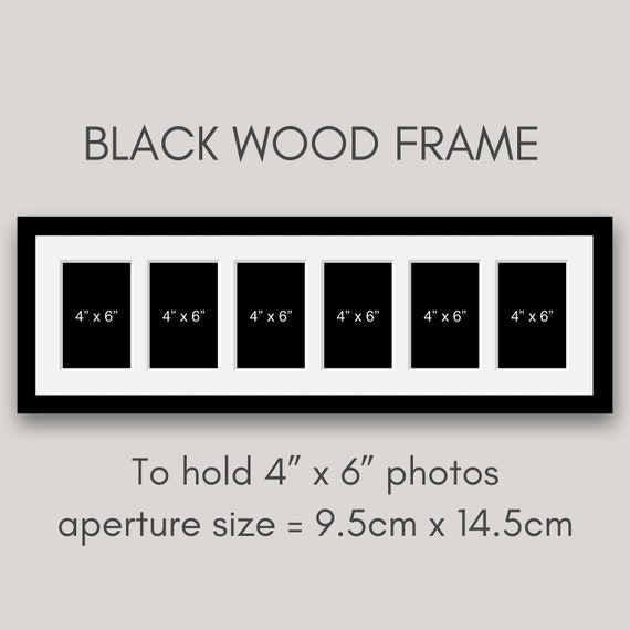 Icon Wood 4x6 Black Picture Frame + Reviews