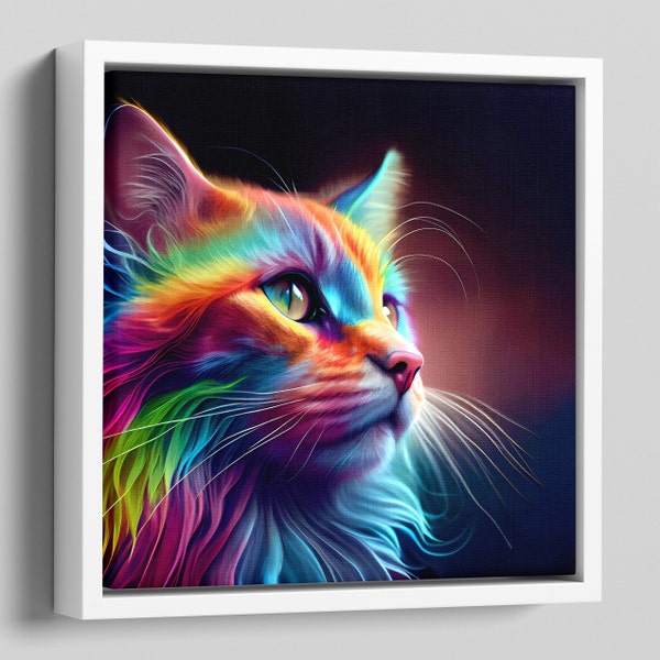 Colourful Canvas Etsy UK