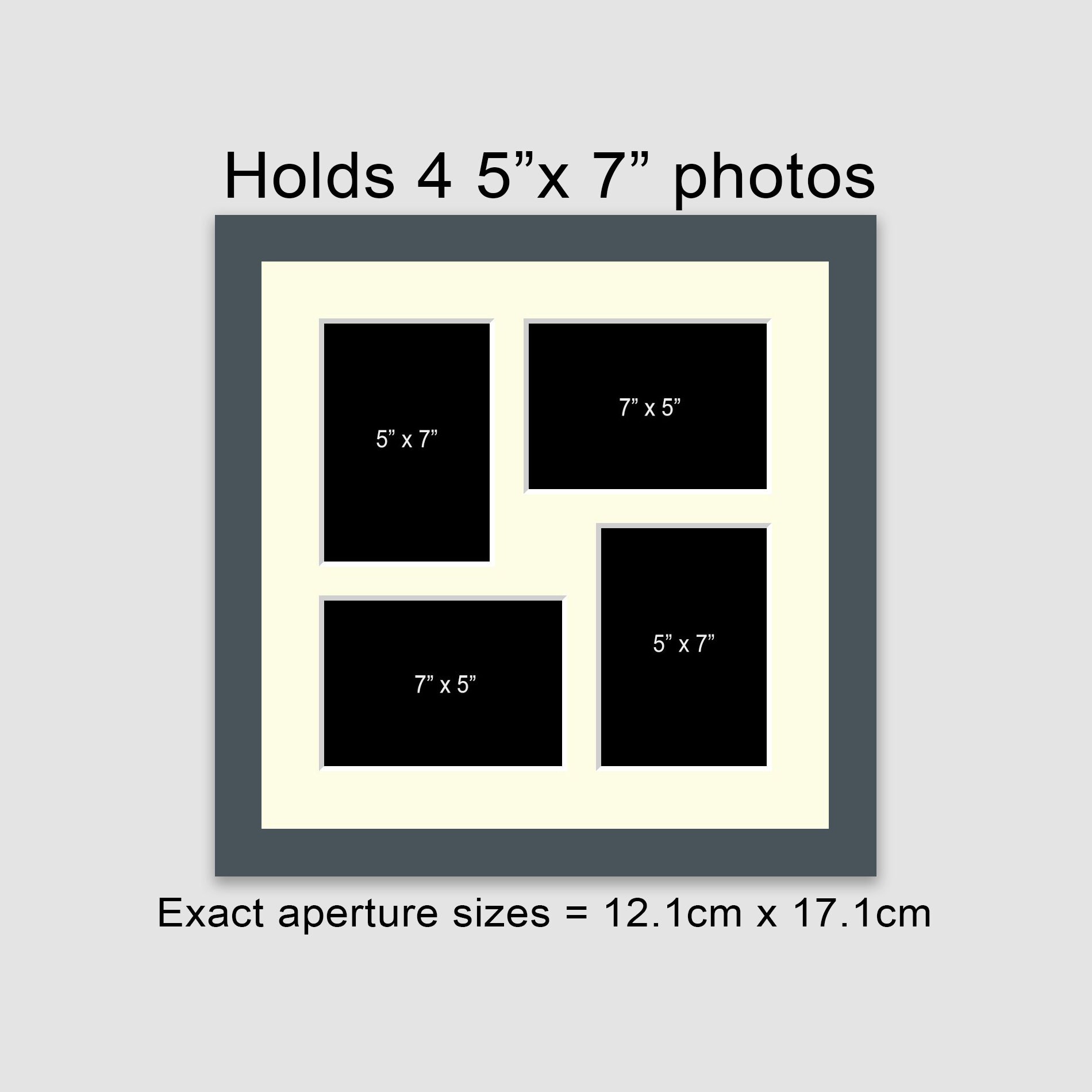 7 x 5 Multi Photo Picture Frame Holds 4 Etsy