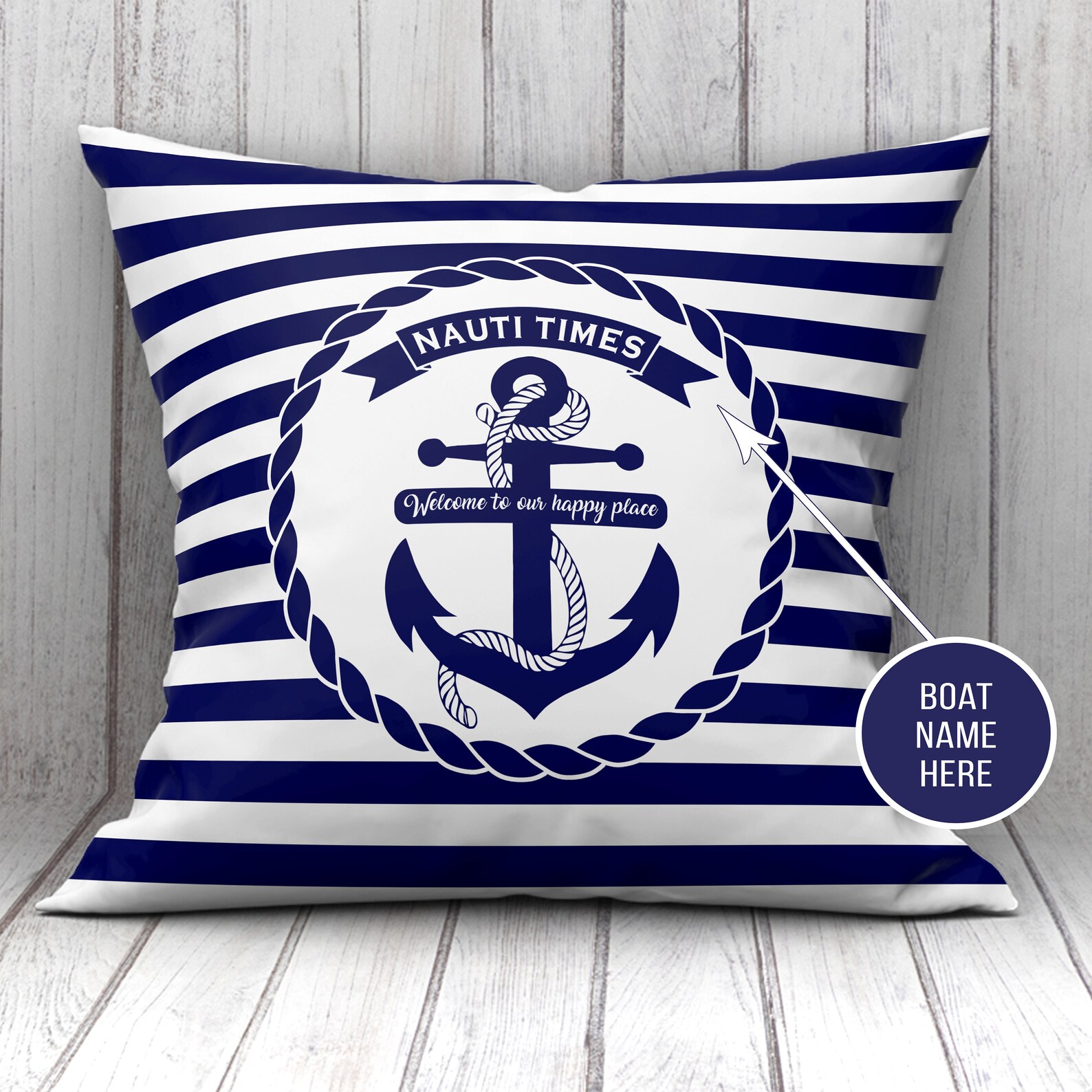 Luxury Personalised Boat Cushions/Pillows. Nautical cushion. Etsy